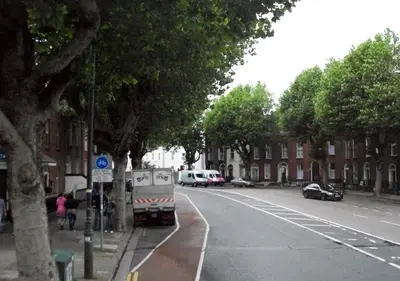North Circular Road from the junction with Summerhill