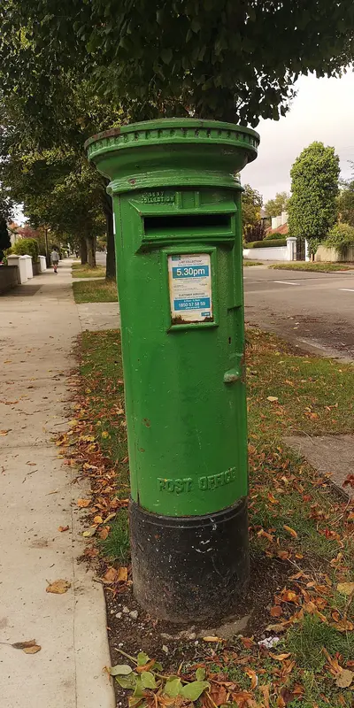 Dublin - Vernon Avenue pillar postbox