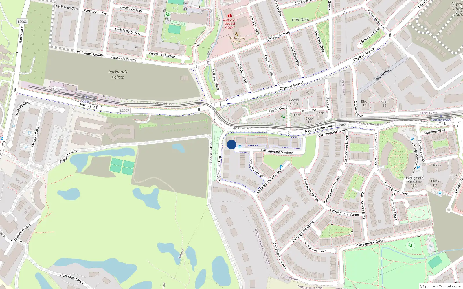 Overhead map showing the location of 1 mason cross walk, Newcastle