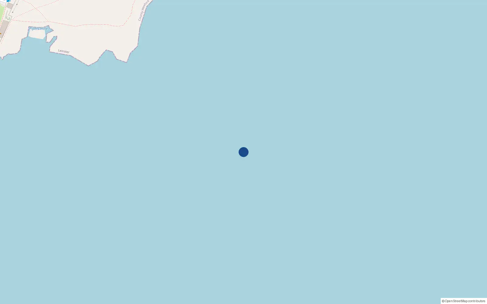 Overhead map showing the location of 110 Hook Head, Custom House Harbour, Ifsc Dublin 1