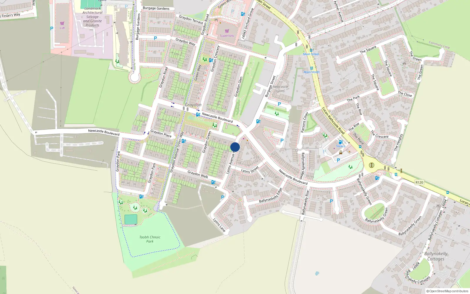 Overhead map showing the location of Apartment 7 Lyons Avenue, 7 Lyons Avenue, Newcastle South
