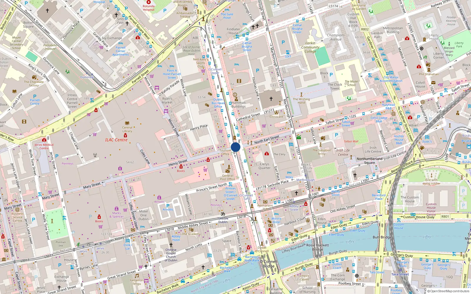 Overhead map showing the location of Apt 144, The Lighthouse, Church Road Dublin 3