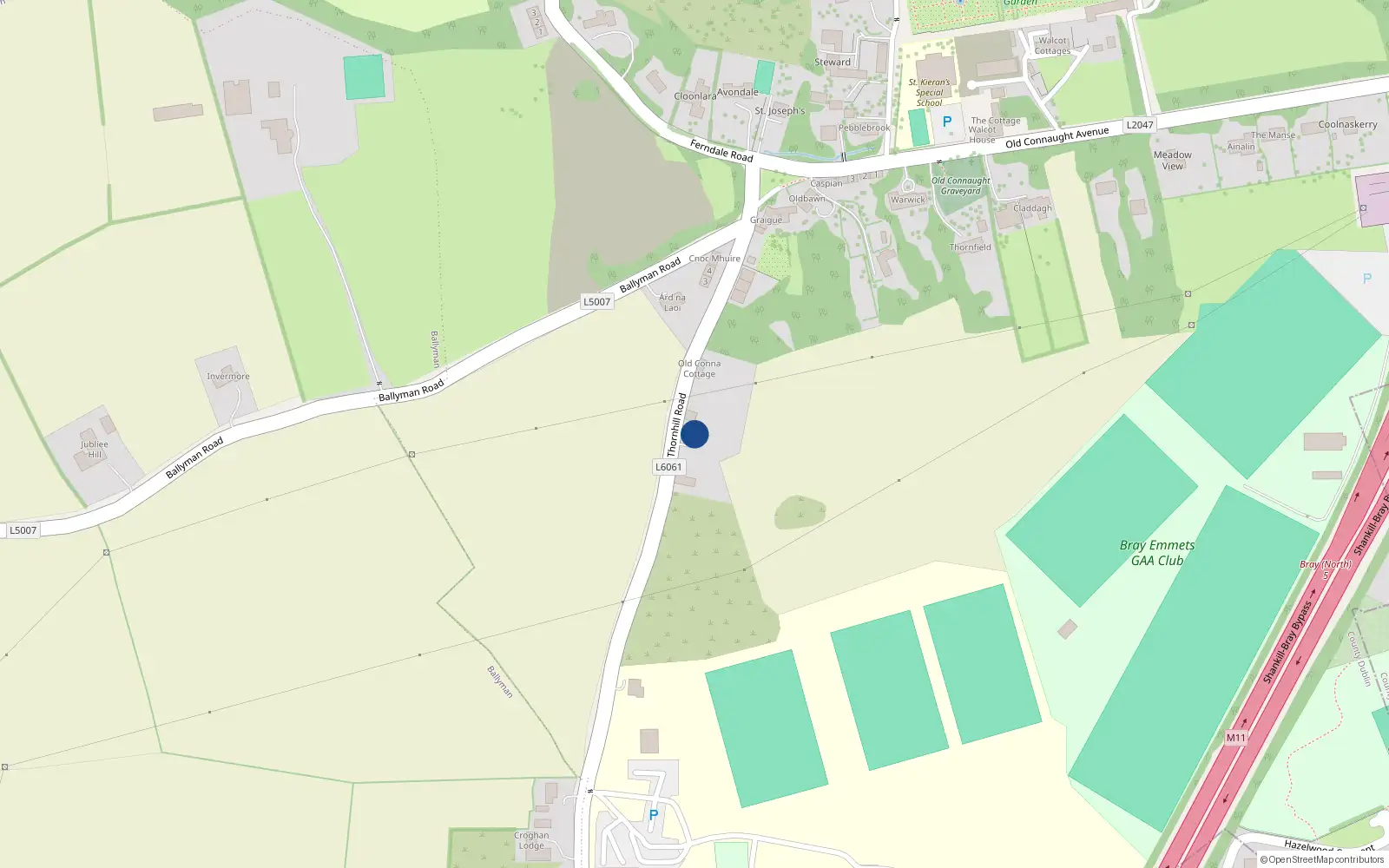 Overhead map showing the location of Apt 22, Mayfield House, Shankill