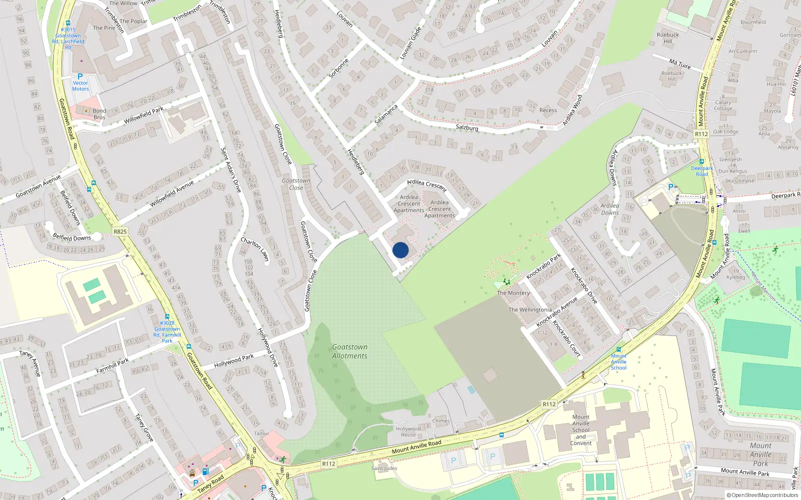 Overhead map showing the location of Apt. No. 81 Ardilea Crescent, Heidelberg, 81 Ardilea Crescent, Ardilea