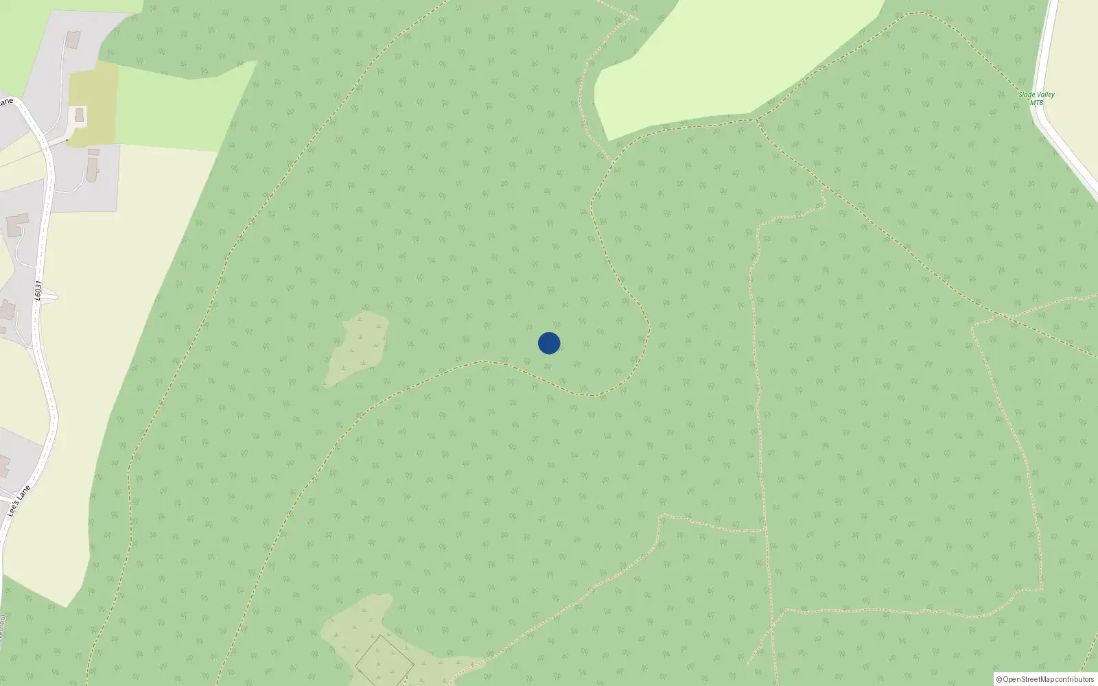 Overhead map showing the location of Slievethoul, Hillsbrook, Co. Dublin