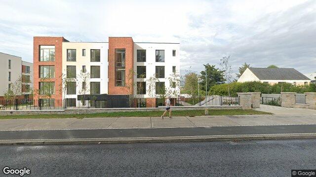 Street view of Church Road, Killiney