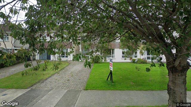 Street view of 38 Lakelands Crescent, Kilmacud Road Upper, Stillorgan