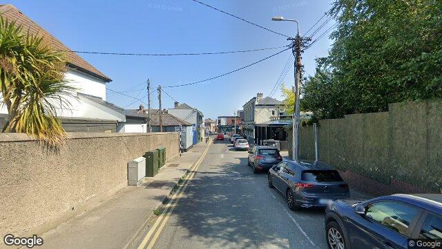 Street view of Adelaide Road, Glasthule