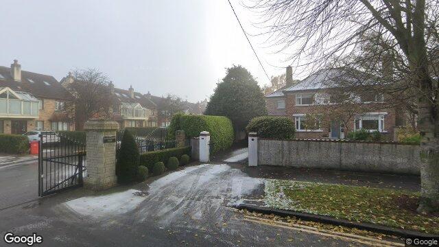 Street view of 100 Shrewsbury Park, Ballsbridge