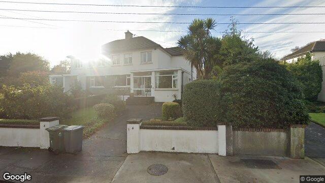 Street view of 4 Marlborough Park, Glenageary, Dublin