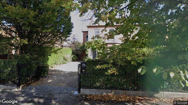 Street view of 78 Park Avenue, Dublin 4