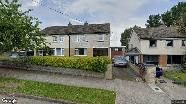 Street view of 38 Foxrock Avenue, Dublin