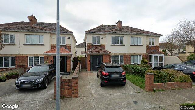 Street view of 12 Liffey Close, Liffey Valley Park, Lucan