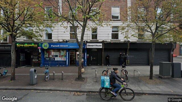 Street view of Apt 5 and 9, Stewart House, 186 Parnell Street, Dublin 1