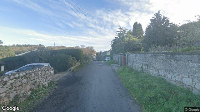 Street view of Claremont Road, Carrickmines