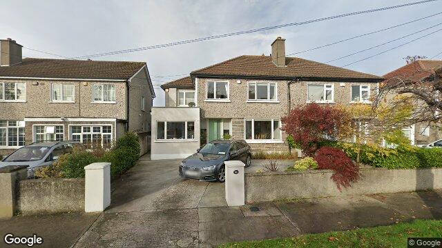 Street view of 60 Bellevie Road, Glenageary, Co. Dublin