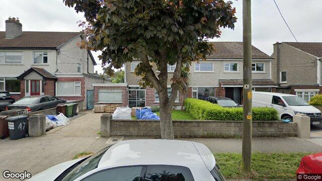 Street view of 45 Allen Park Road, Dublin