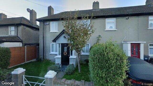 Street view of 121 St Patricks Crescent, Dun Laoghaire, Glenageary
