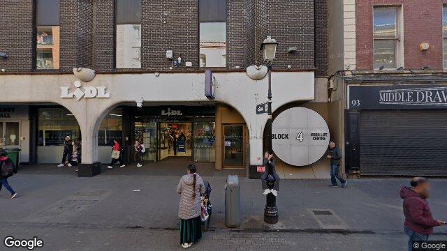 Street view of Apt 505 Talbot Hall, Irish Life Centre, 1 Talbot Street, Dublin 1