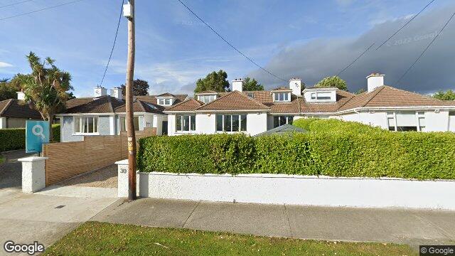 Street view of 30 Clonmore Road, Blackrock