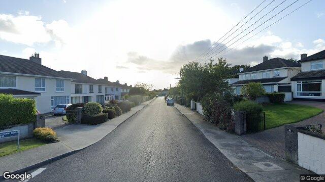 Street view of Beech Park Road, Foxrock