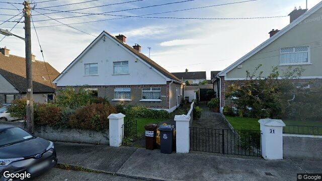 Street view of Briarlee 30 Rose Park, Kill Avenue, Dun Laoghaire