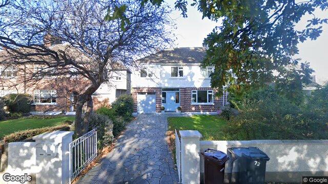 Street view of 72 Monkstown Avenue, Blackrock, Dublin