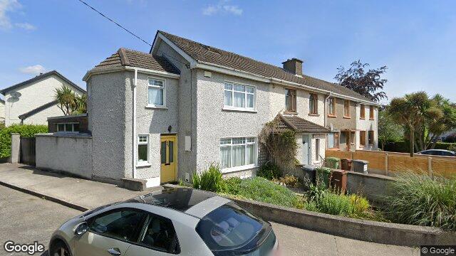 Street view of 66 Patrician Villas, Stillorgan, Dublin