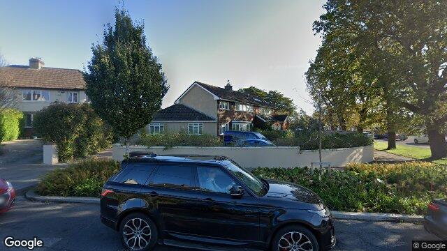 Street view of 1 South Avenue, Mount Merrion, Dublin