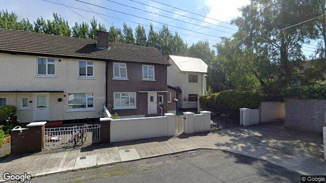 Street view of 14 Patrician Villas, Stillorgan, Dublin