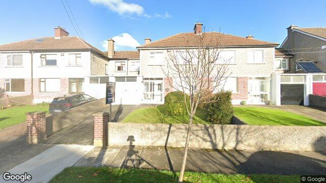 Street view of 7 Oakdale Drive, Dun Laoghaire, Co Dublin