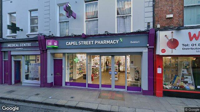 Street view of Apt 3, 138 Capel St, Dublin 1