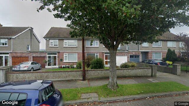 Street view of 16 Woodlands Avenue, Dun Laoghaire, Dublin