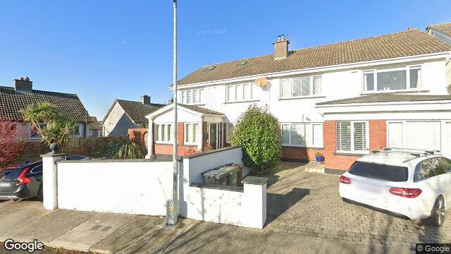 Street view of 1 Mountain Villa, Churchroad, Killiney