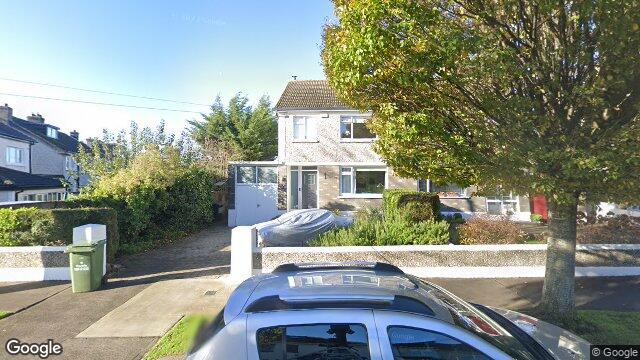 Street view of 20 Woodley Road, Dublin