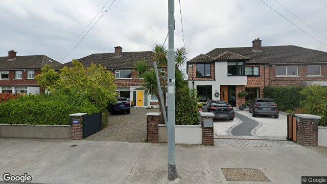 Street view of 58 Newtownpark Avenue, Dublin