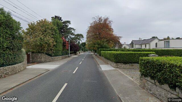 Street view of Torquay Road, Foxrock