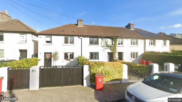 Street view of 50 Lansdowne Park, Dublin 4