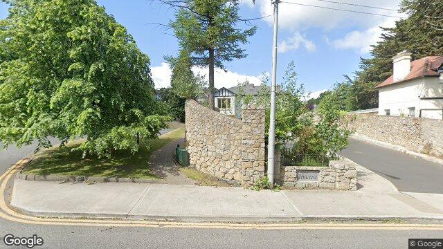 Street view of 1 Hillcrest, St Brigids Church Road, Stillorgan
