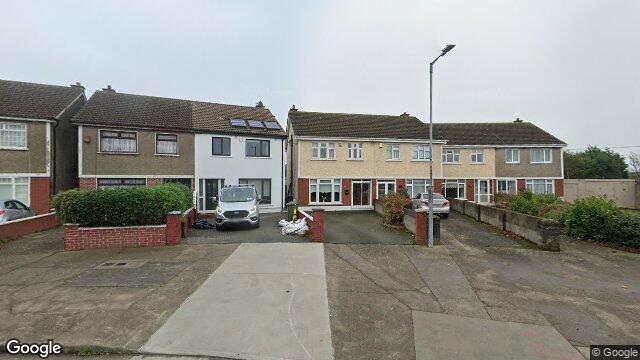 Street view of 186 Beauvale Park, Dublin 5