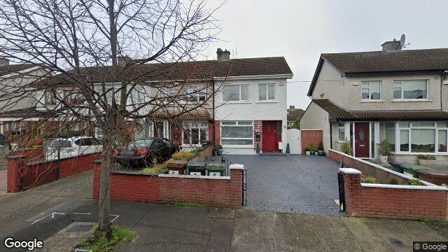 Street view of 136 Beauvale Park, Dublin 5