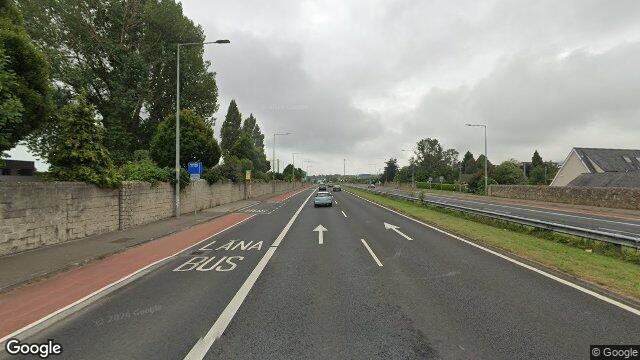 Street view of Bray Road, Loughlinstown