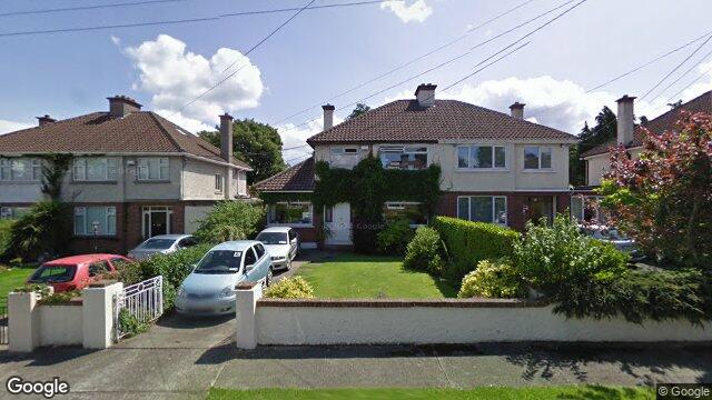 Street view of 39 Hyde Park Avenue, Blackrock, Dublin