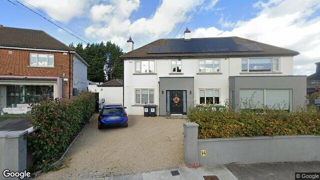 Street view of 2 Woodbine Park, Blackrock, Dublin