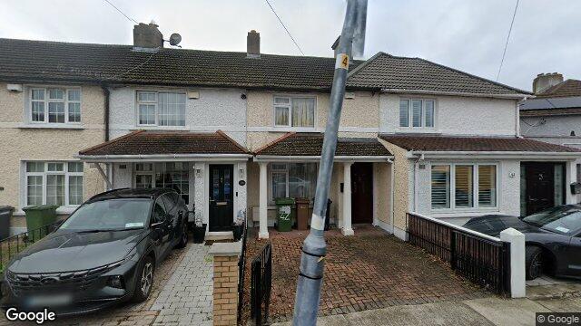 Street view of 42 Malone Gardens, Sandymount Dublin 4