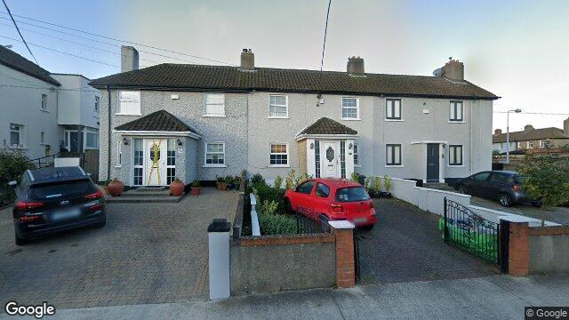 Street view of 97 St Patricks Crescent, Monkstown Farm, Glenageary
