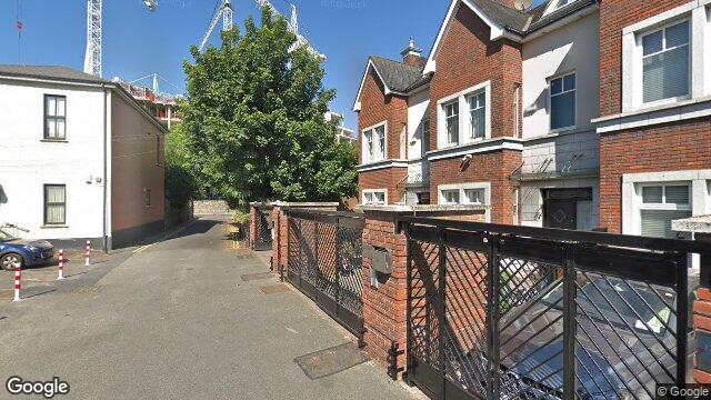 Street view of 1 Carlton Mews, Shelbourne Avenue, Ballsbridge