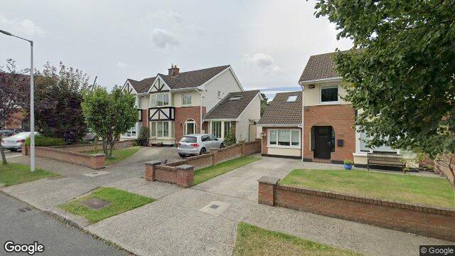 Street view of 1 Woodoodward Heath, Glencairn Gate, Leopardstown