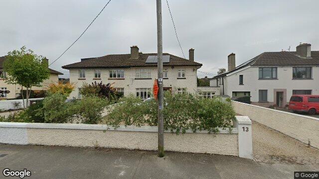 Street view of 13 Clonkeen Road, Blackrock