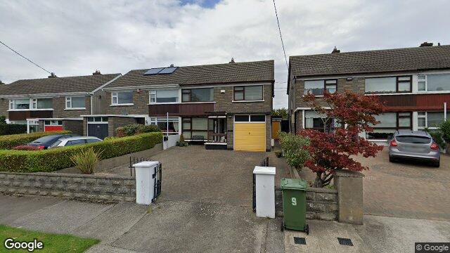 Street view of 9 Lakelands Avenue, Kilmacud, Co Dublin
